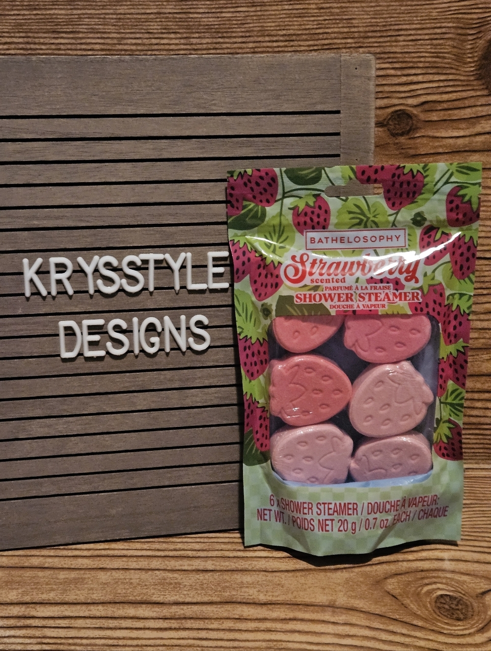Strawberry Shape Shower Steamers